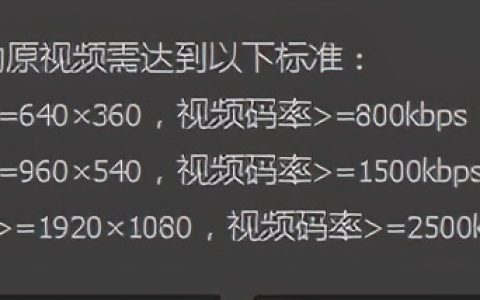 视频比特率多少合适？（关于H.264的码率，720P、1080P输出比特率设置）